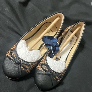 Janie and Jack brand new leopard ballet style shoes